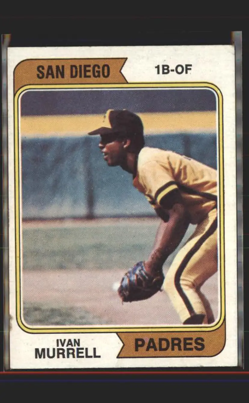 1974 Topps #628 Ivan Murrell - (pk5) - San Diego Padres