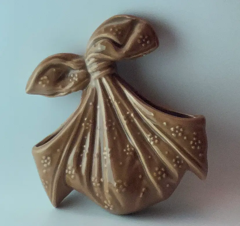 Camark Vintage Diaper Wall Pocket Ceramic