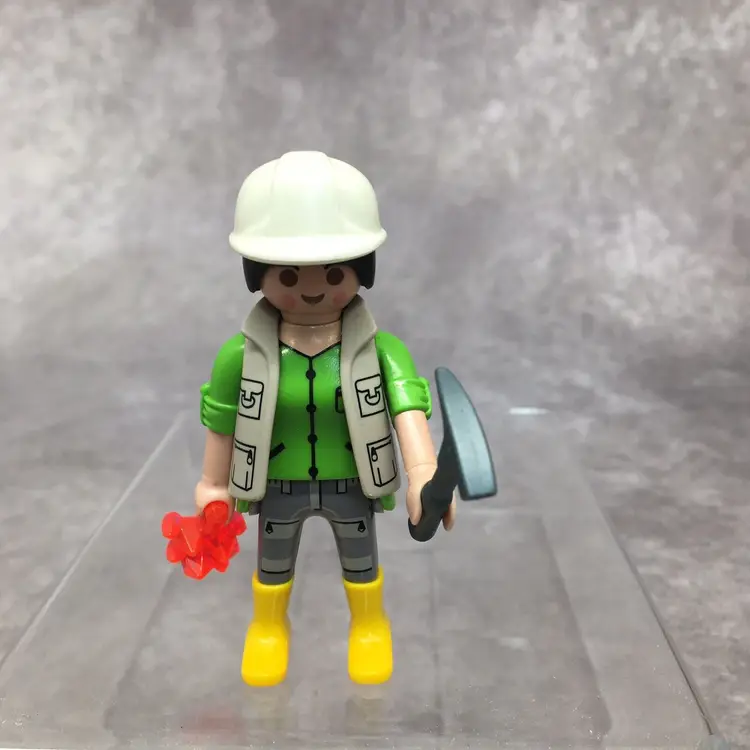 Playmobil Gem Miner Female Figure- Series 7- Speleogist