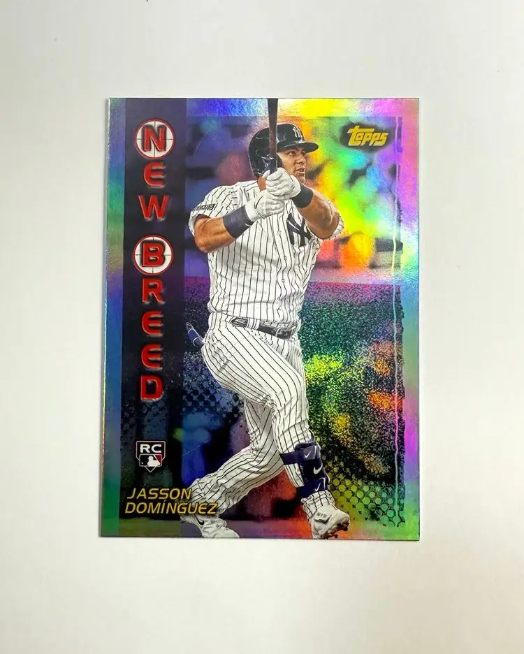 New York Yankees 3 Card Baseball Lot - Jasson Dominguez x2 - Juan Soto