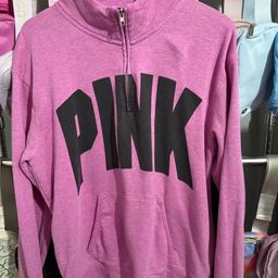 VS Pink Quarter Zip M/L