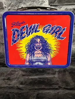 Devil Girl Metal Lunch Box