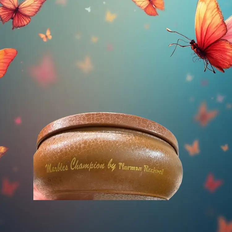 Norman Rockwell Collector Tin Saturday Evening Post 1939 "Marbles Champion"