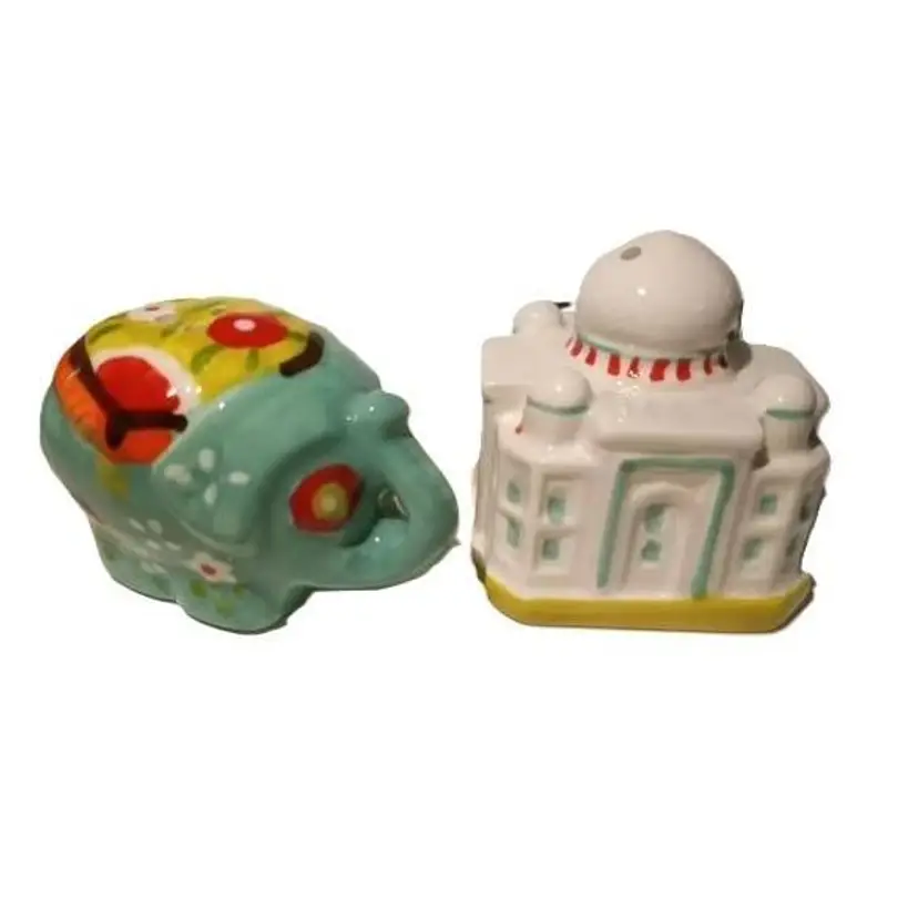 Taj Mahal & Indian Elephant Salt & Pepper Shakers