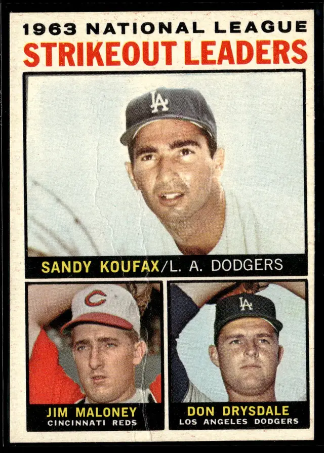 #99 Sandy Koufax  Don Drysdale 1964 Topps #5 *LIVE AUCTION*
