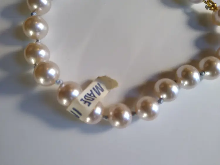 Classic Faux Pink Pearl Beaded Bracelet Gold Tone Hook Clasp Fashion Jewelry