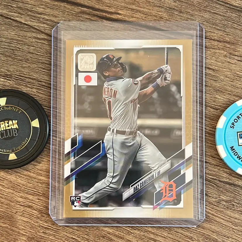Daz Cameron
2021 Topps Japan RC
Gold Parallel /25
Detroit Tigers