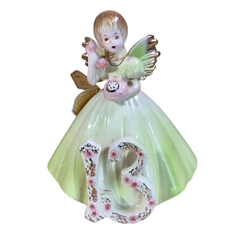 Josef Original Ceramic Birthday Angel 13yo 6”