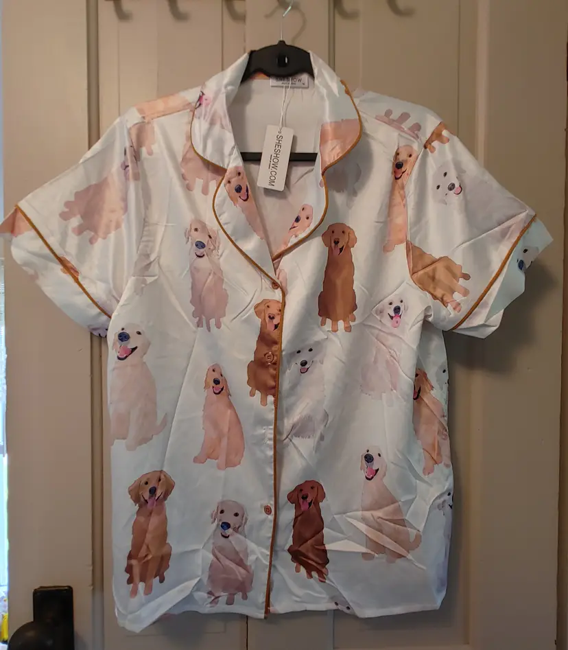 Pajamas- Brand: She Show. Size Large. NWT. Retail $38-48. Material: 97% polyester, 3% spandex. No callouts.