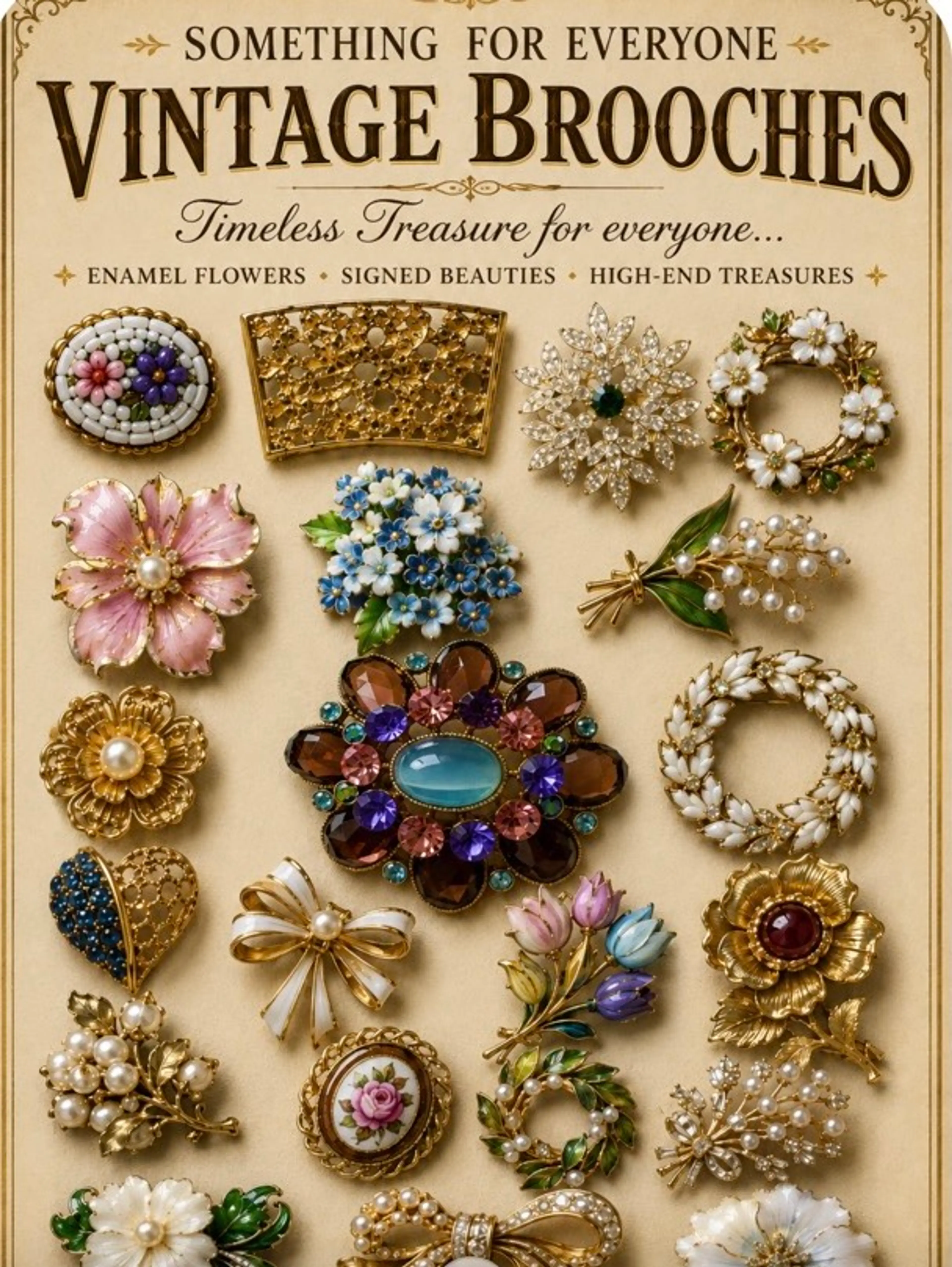 There Is Always Something For Everyone!!! Brooches
