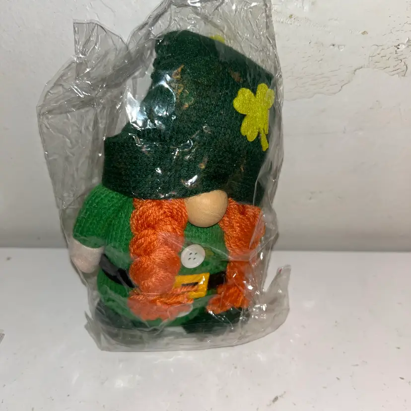 Festival Season Weighted 6.25” Patrick s Day Gnome Tabletop Display Decoration