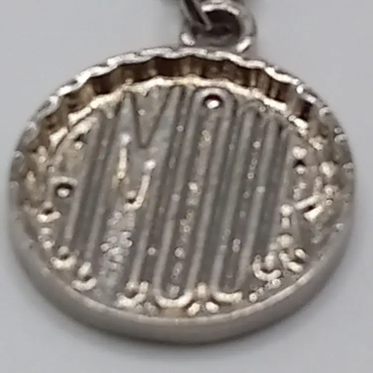 Popesco Style Peach Rose Amour Pendants Two Strand Layered Silver Tone Necklace