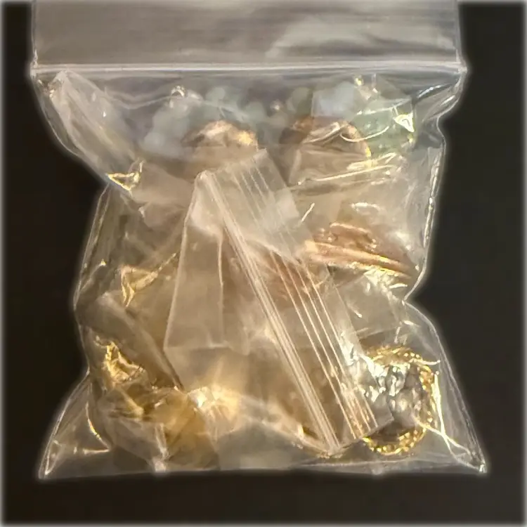 Lot L Vintage Post-Back Goldtone Pierced Earrings