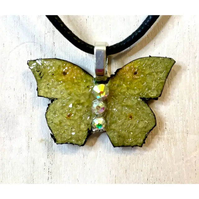 Resin Butterfly Pendant