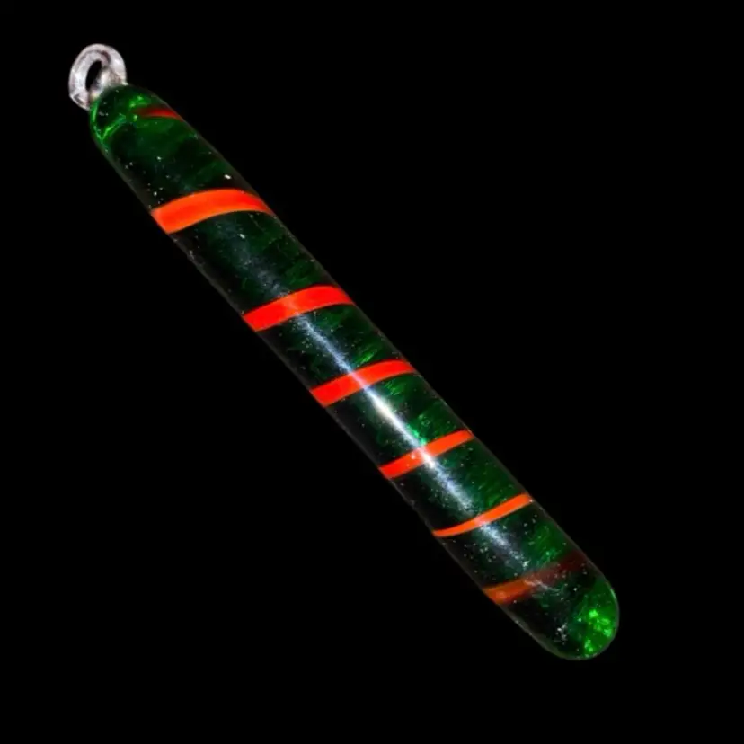 #09- Just In Large 1980/90s Art Glass Hand Blown Candy 3" Long