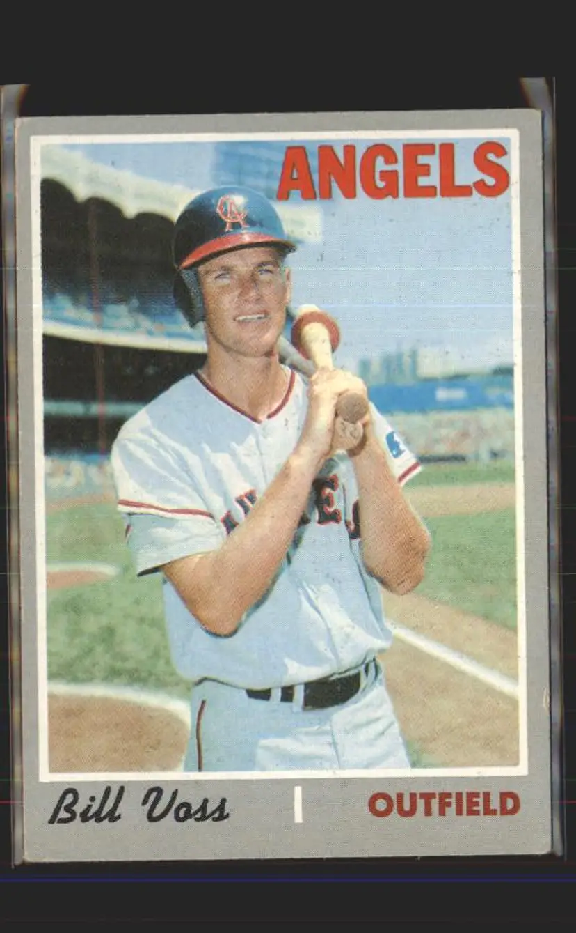Bill Voss 1970 Topps #326 - () - California Angels