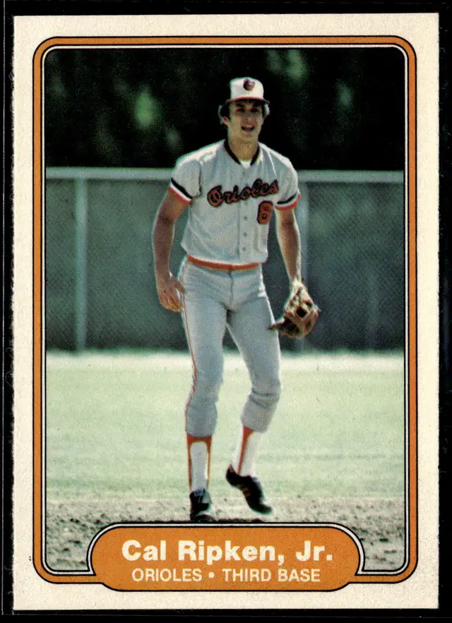 #160 Cal Ripken, Jr. 1982 Fleer #176 Rookie *LIVE AUCTION*