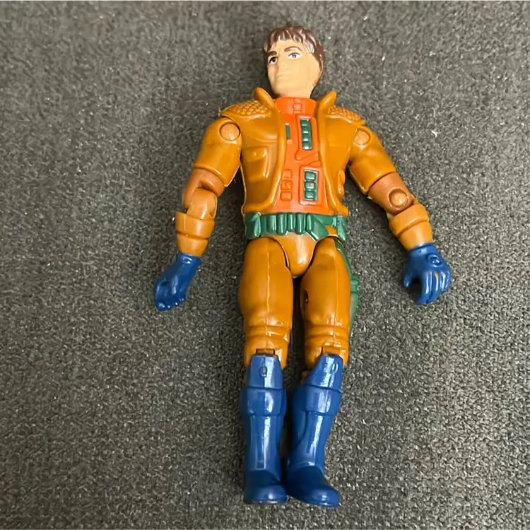 1994 Playmates Exo Squad Wolf Bronski with Ground Assault E-Frame