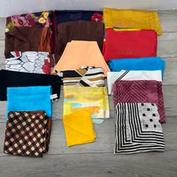 Random Used Scarf Lot Of 18