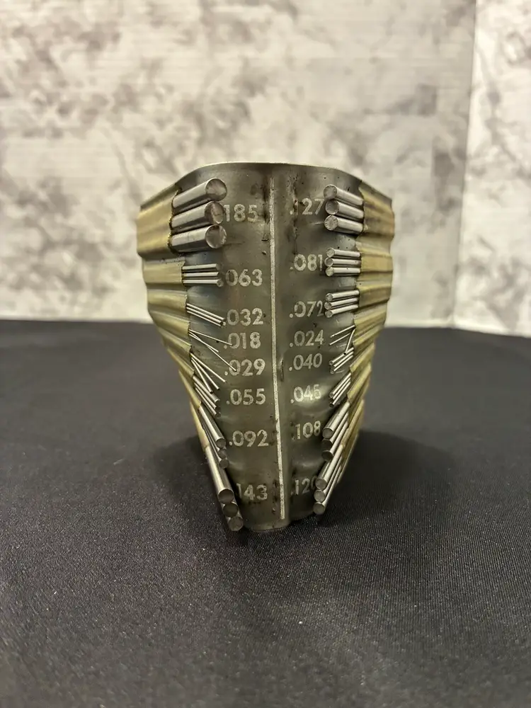 48 Piece Thread Measuring Wires Set With Chart Japan VTG Machinist Tool Set