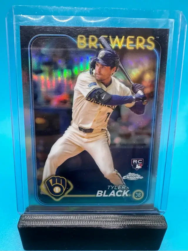 Tyler Black Topps Chrome Refractor RC Milwaukee Brewers