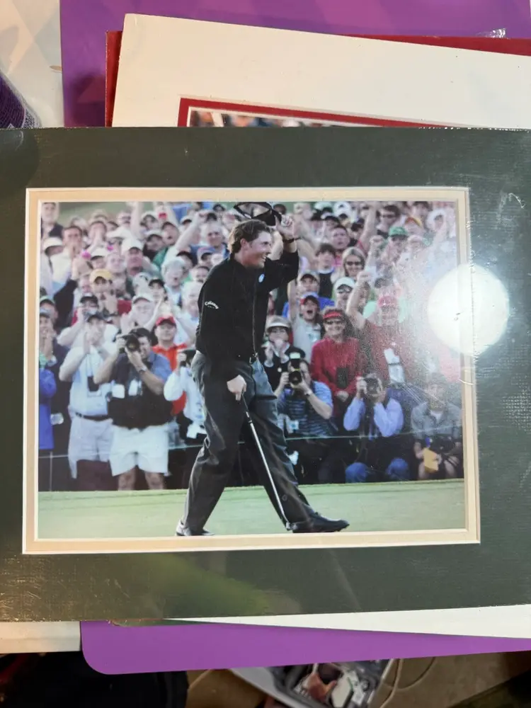 Payne Steward And Phil Mickelson Photos Framed