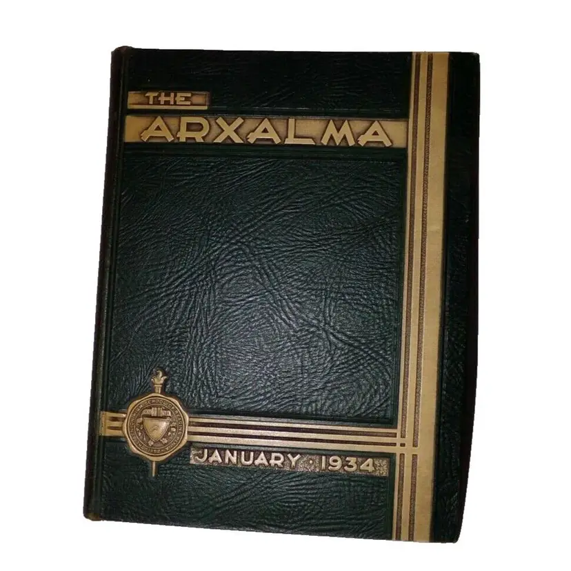 VINTAGE 1934 READING PA HIGH SCHOOL YEARBOOK ARXALMA, Ephemera