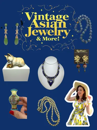 Vintage Asian Jewelry ✨ Cloisonne, Tibetan Lapis & Coral, Pearls, Import Beads, Jade & More! ✨