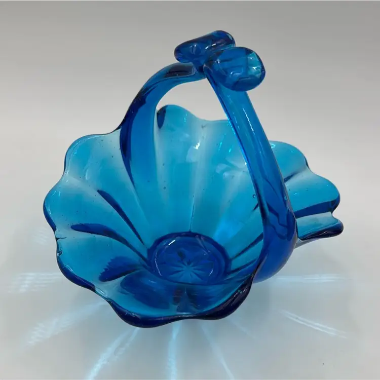 Viking Blue Candy Dish Basket