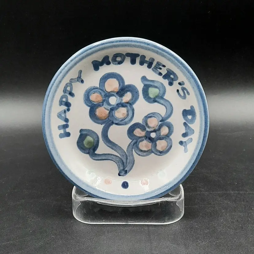 MA Hadley "Happy Mother's Day" Flowers Coaster Trinket Dish