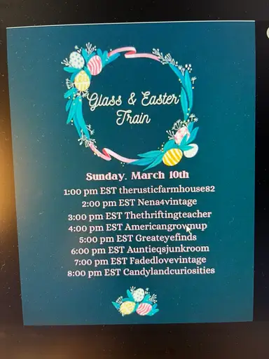 Glass & Easter Train