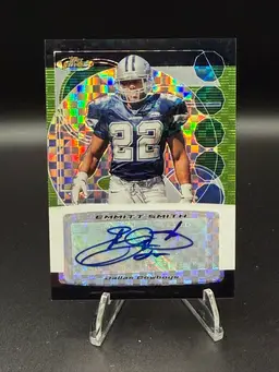 2006 Topps Finest Autographs Emmitt Smith Refractor /25 #FA-ES