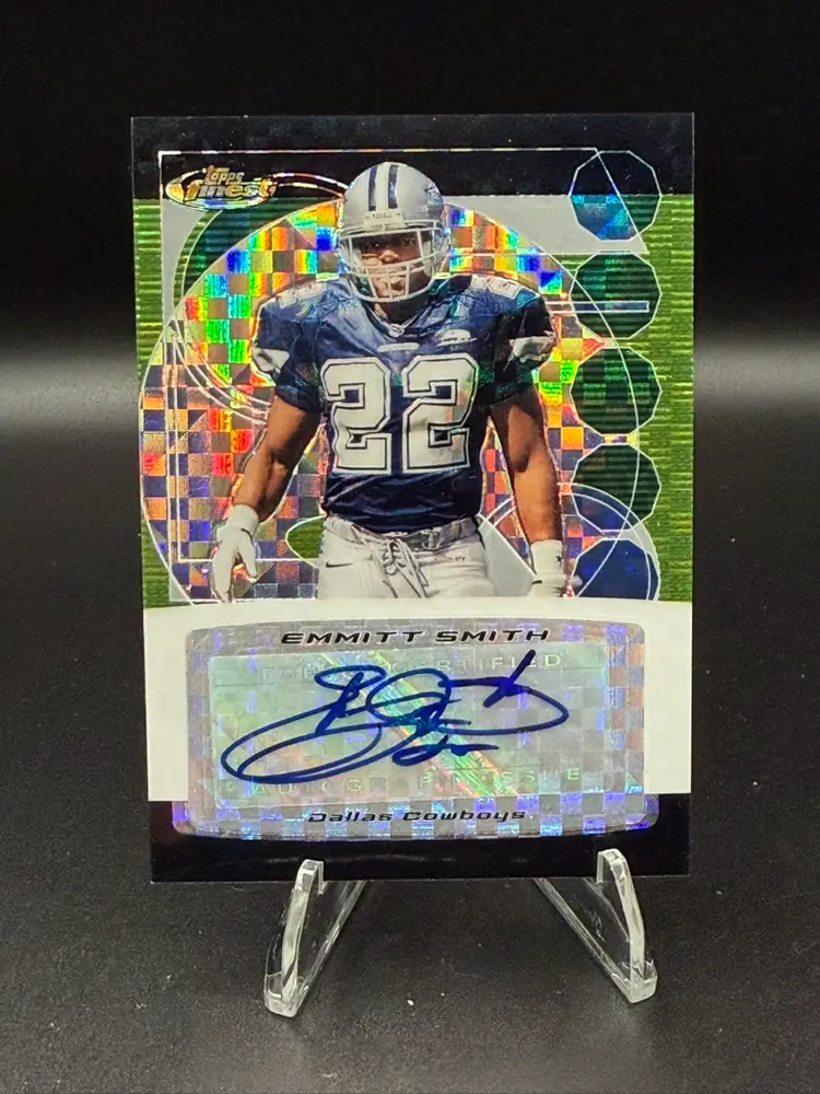 2006 Topps Finest Autographs Emmitt Smith Refractor /25 #FA-ES