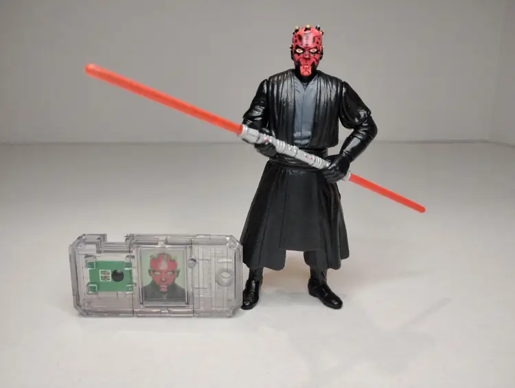 Star Wars Darth Maul Action Figure with Commemorative Chip