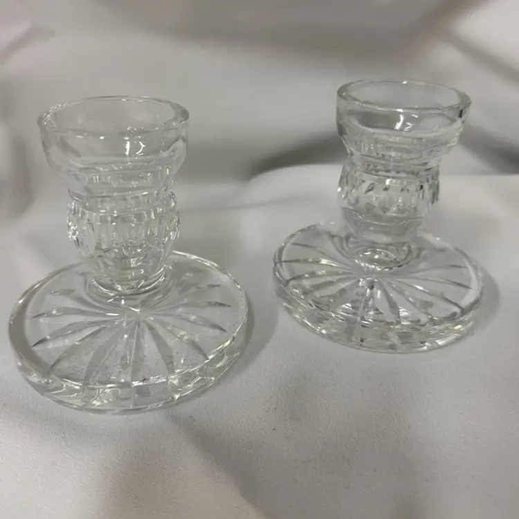 Waterford Lead Crystal Candle Holders