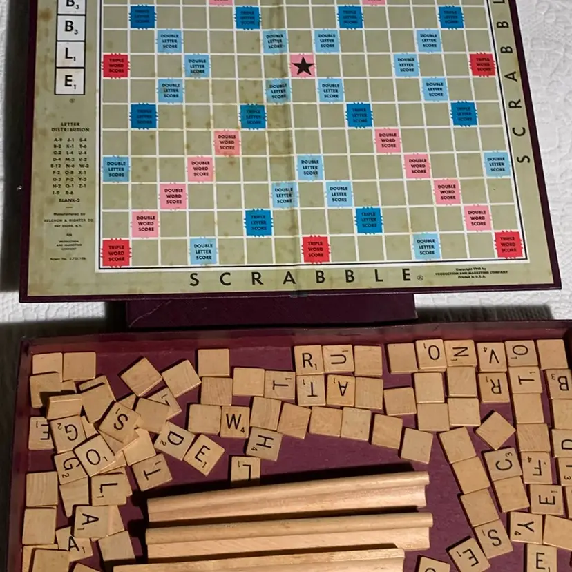Scrabble Crossword Game, 1953