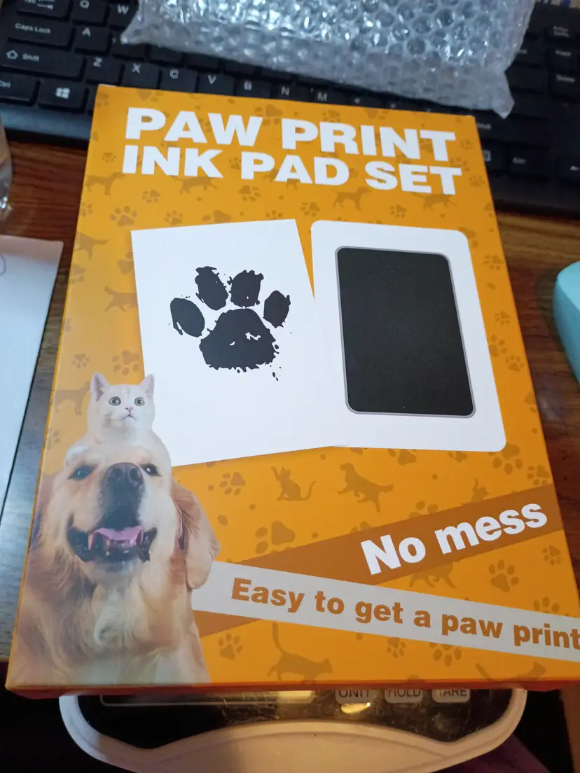 MSRP $25 -Paw Print Ink Pad Set