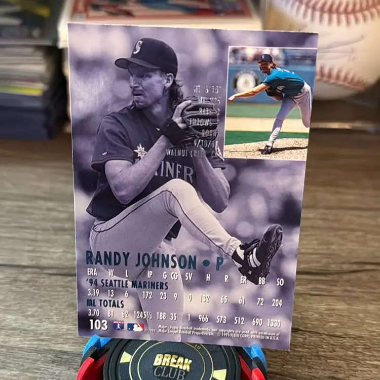 Randy Johnson 
1995 Fleer Ultra 
Seattle Mariners