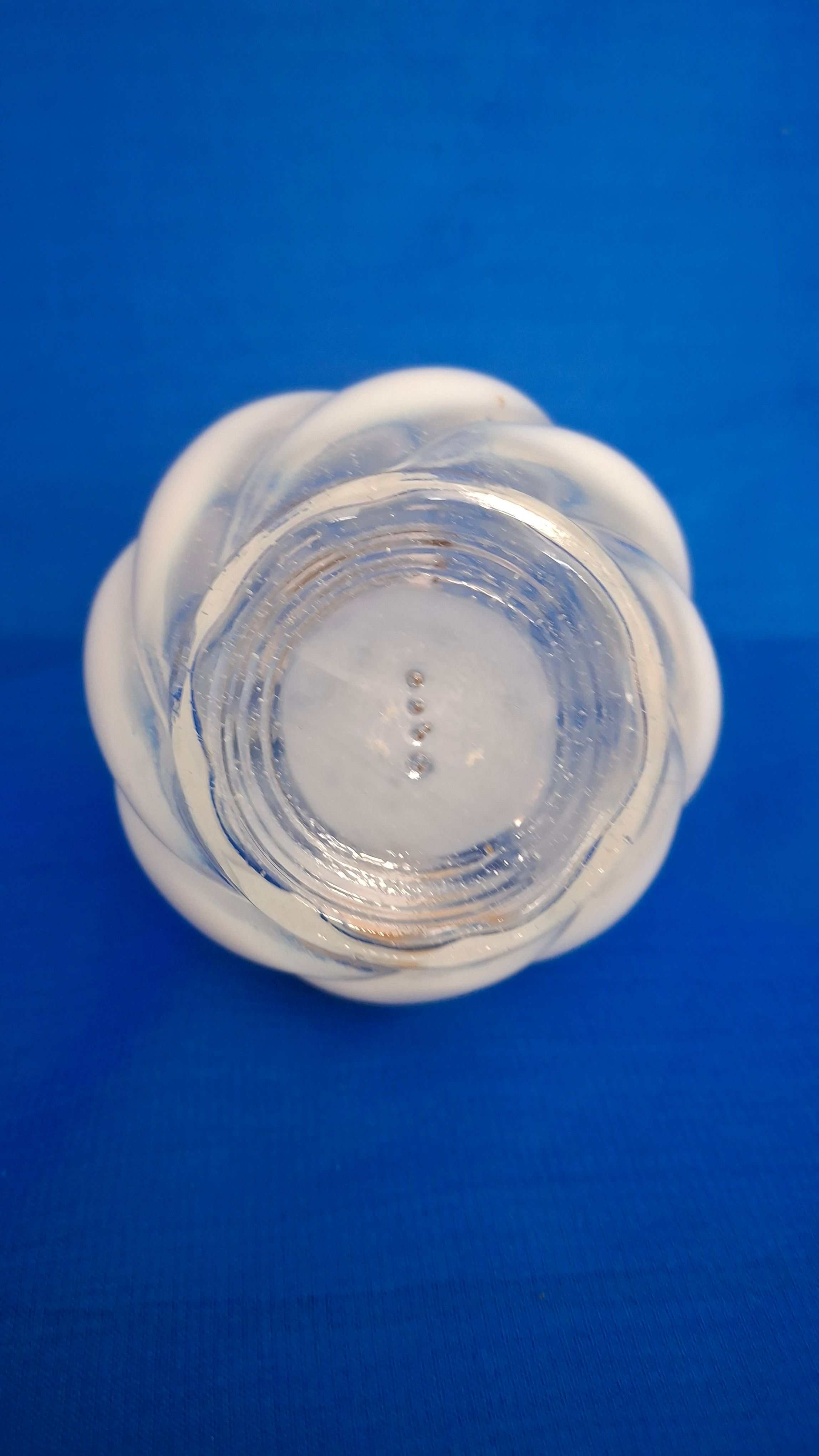 Niknax · Vintage Fenton Opalescent Swirl Perfume Bottle