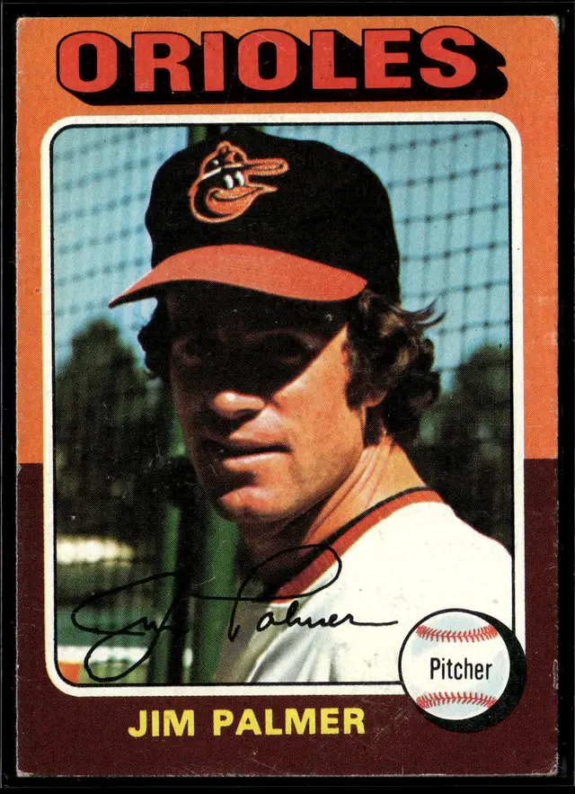 #24 Jim Palmer 1975 Topps #335 *LIVE AUCTION*