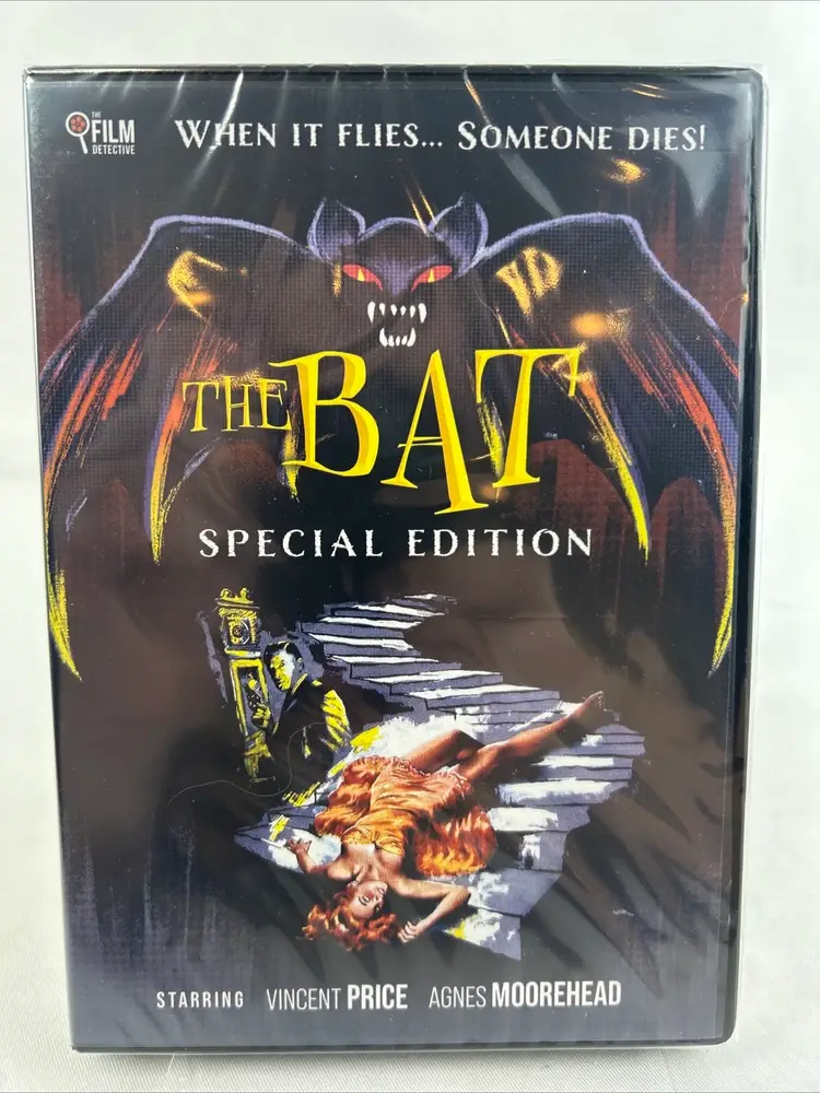 THE BAT - 1959 (DVD, 2022) Special Edition - The Film Detective NIB NEW SEALED