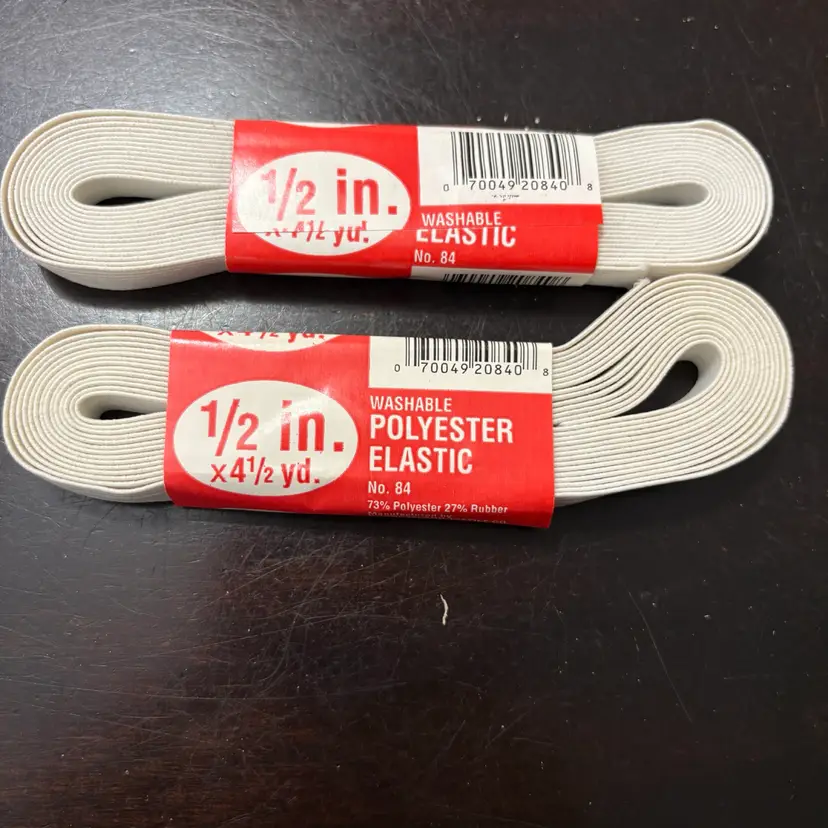 Polyester Elastic 1/2" X 4 1/2 Yards