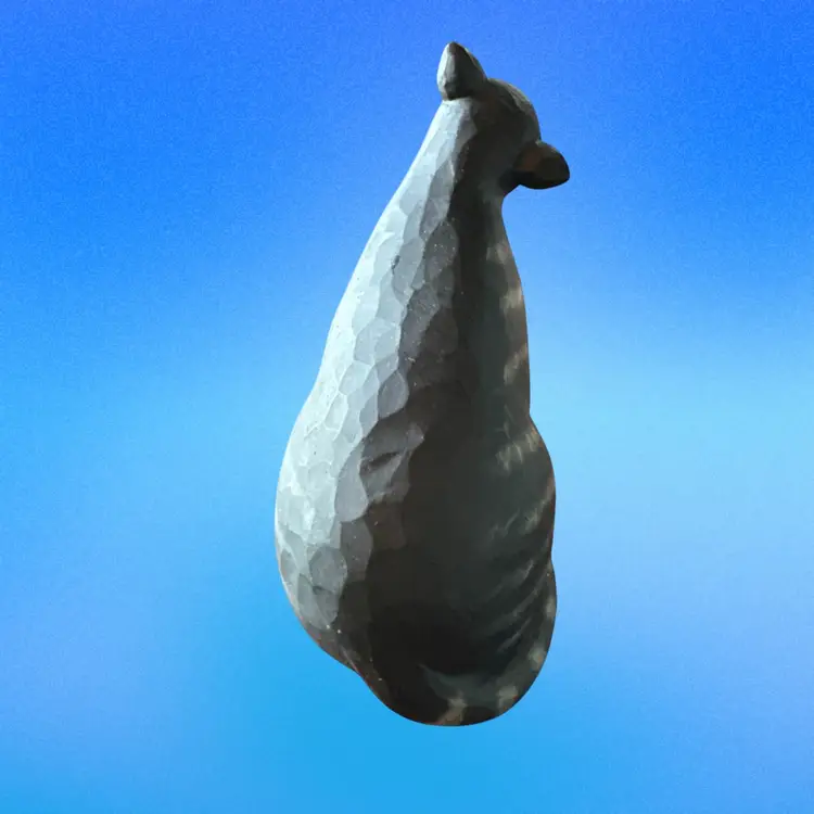 Dotty Chase Vintage Black Cat Figurine