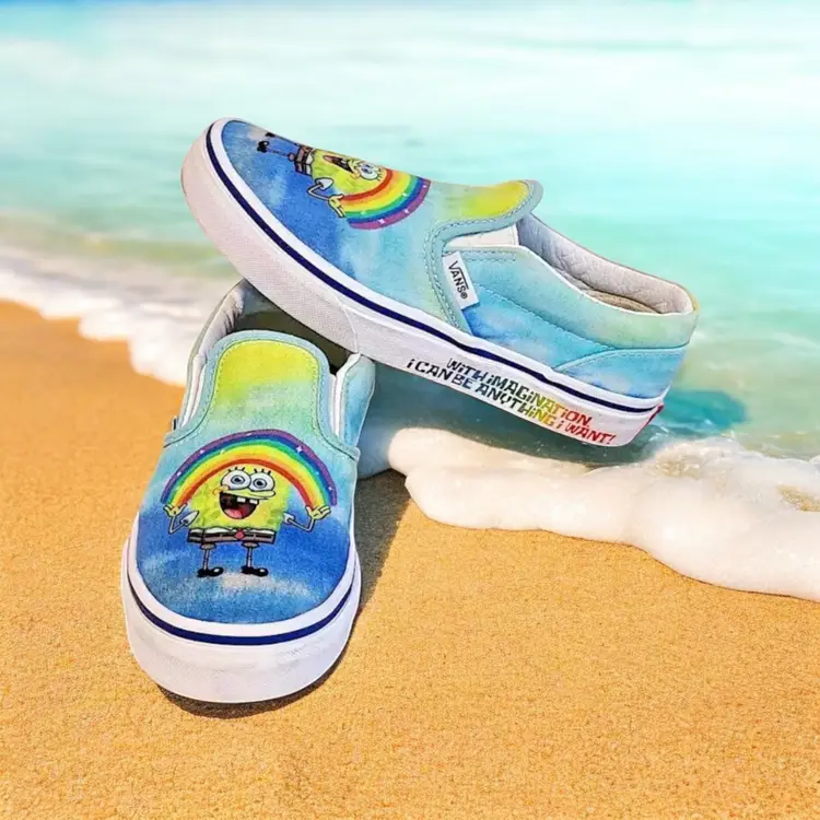 VANS/SPONGE BOB COLAB YOUTH SNEAKER