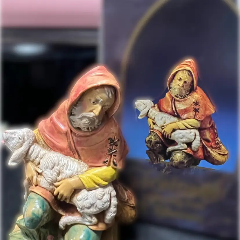 Jeremiah- Vintage Fontanini Heirloom Collection Religious/Nativity figure, hand-painted resin. Bagni di Lucca, Italy , Original Box