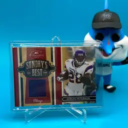 2009 Donruss Classics Adrian Peterson Sunday’s Best Game Used Jersey Relic /299 Minnesota Vikings