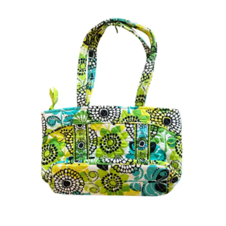 Vera Bradley Limes Up Citrus Shoulder Bag Tote