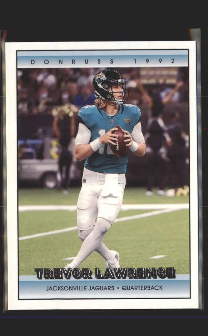 2022 Donruss #9 Trevor Lawrence Retro 1992 - (139) - Jacksonville Jaguars