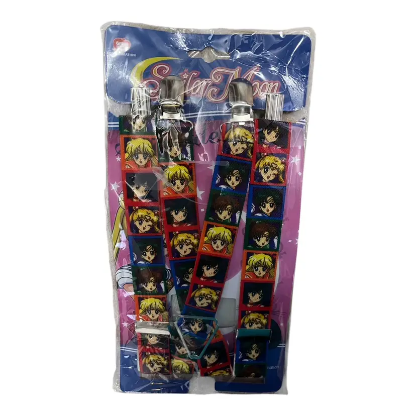 Sailor Moon Suspenders from Hot Topic – Boxed Characters Design, New in Package