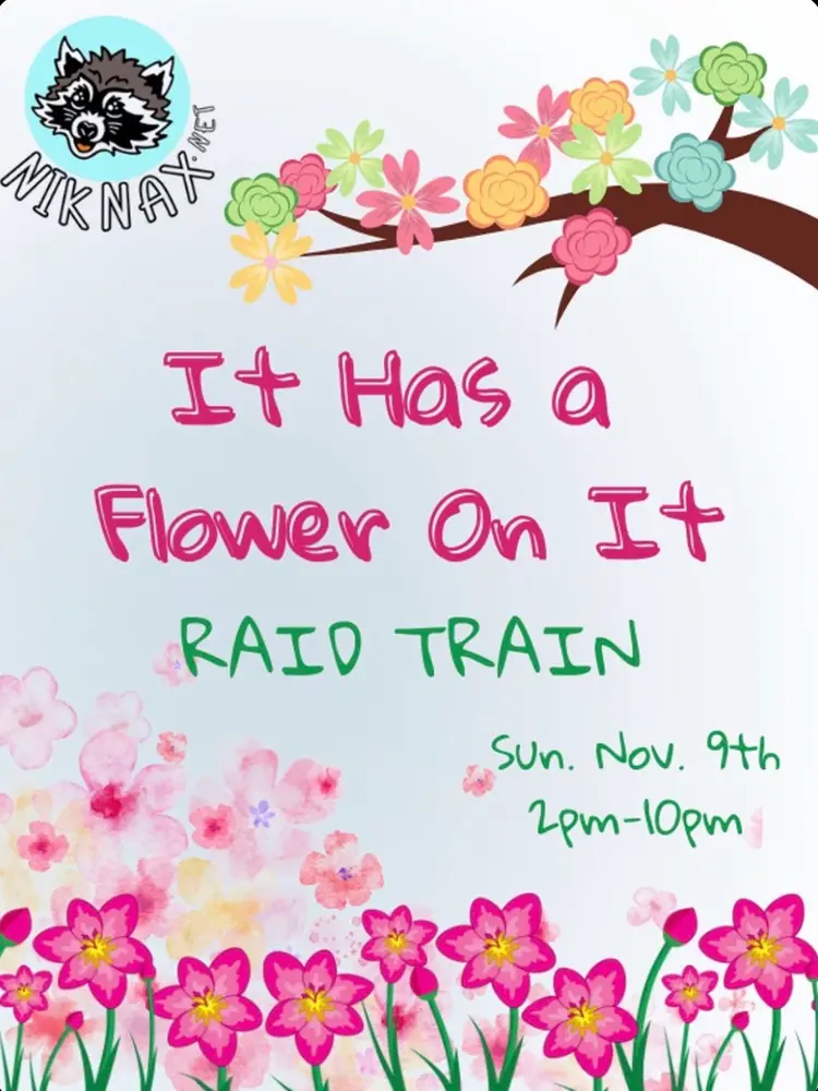 It Has A 🌺 Flower On It Train!